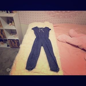 Blue jumpsuit